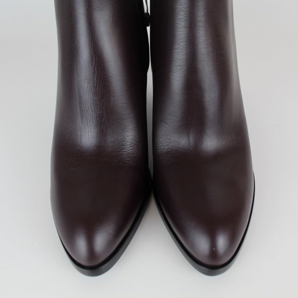 NEW Rare Alexander Wang Gabi Leather Ankle Boots | Cutout Heel | Iconic Designer - Picture 9 of 15